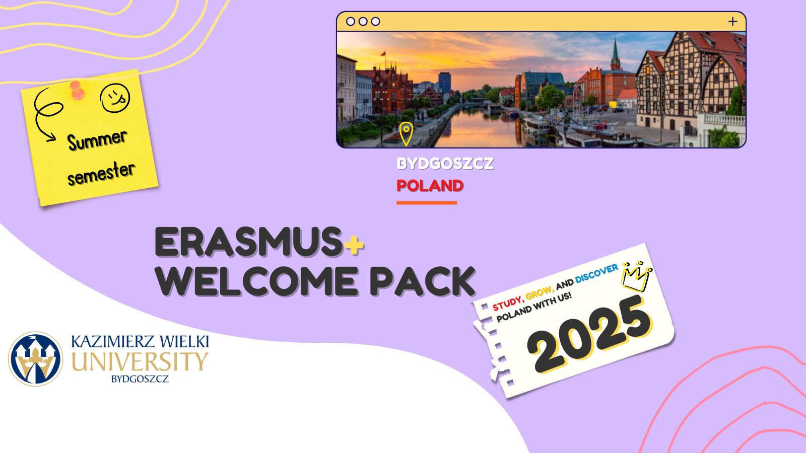 Erasmus+  welcome Pack